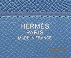 Hermes　Birkin bag 30　Azur　Epsom leather　Silver hardware
