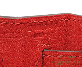 Hermes　Kelly bag 28　Rouge coeur　Togo leather　Gold hardware