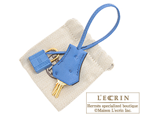 Hermes　Birkin bag 30　Mykonos　Ostrich leather　Gold hardware