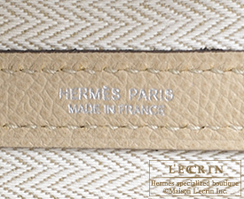 Hermes　Garden Party bag 30/TPM　Trench　Epsom leather　Silver hardware