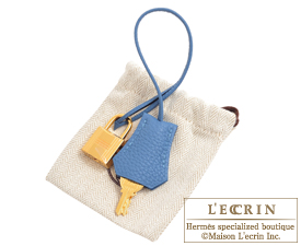 Hermes　Birkin bag 30　Azur　Togo leather　Gold hardware