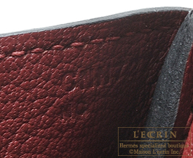 Hermes　Birkin bag 30　Rouge H　Togo leather　Silver hardware