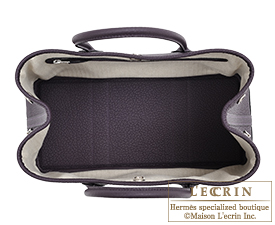 Hermes　Garden Party bag 30/TPM　Raisin　Negonda leather　Silver hardware