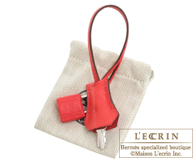 Hermes　Birkin bag 30　Bougainvillier　Ostrich leather　Silver hardware