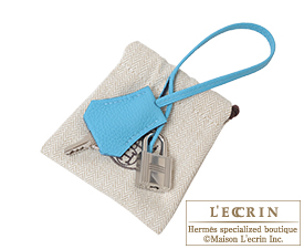 Hermes　Birkin bag 35　Blue du nord　Togo leather　Silver hardware