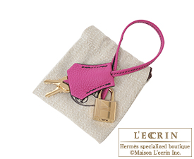 Hermes　Birkin bag 30　Black/Rose purple　Togo leather　Champagne gold hardware