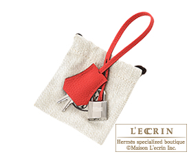 Hermes　Birkin bag 35　Rouge coeur　Togo leather　Silver hardware