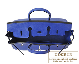 Hermes　Birkin bag 25　Blue electric　Togo leather　Silver hardware