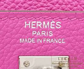 Hermes　Kelly bag 25　Magnolia　Togo leather　Silver hardware