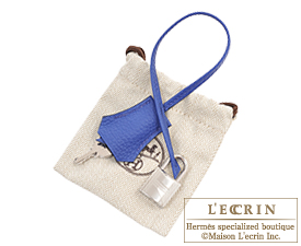 Hermes　Birkin bag 35　Blue electric　Togo leather　Silver hardware