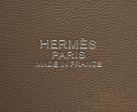 Hermes　Bolide bag 27　Etoupe grey　Epsom leather　Silver hardware