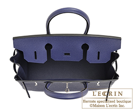 Hermes　Birkin bag 30　Blue encre　Epsom leather　Silver hardware