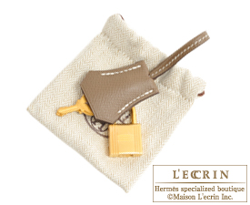 Hermes　Birkin bag 25　Rose azalee/Etoupe grey　Epsom leather　Matt gold hardware