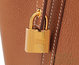 Hermes Picotin Lock bag PM Ebene Barenia faubourg leather Gold hardware