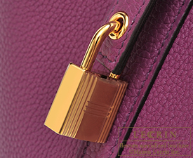Hermes　Picotin Lock bag 22/MM　Anemone　Maurice leather　Gold hardware