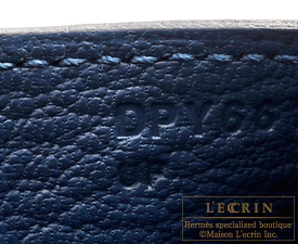 Hermes　Birkin bag 30　Deep blue　Togo leather　Silver hardware