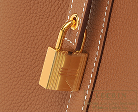 Hermes　Picotin Lock bag 18/PM　Gold　Maurice leather　Gold hardware