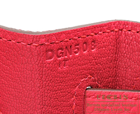 Hermes　Kelly bag 32　Retourne　Rose extreme　Clemence leather　Gold hardware