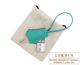 Hermes　Birkin bag 30　Vert verone　Epsom leather　Silver hardware