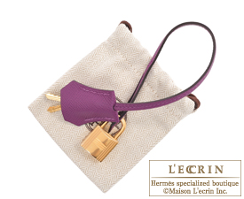 Hermes　Birkin bag 35　Anemone　Epsom leather　Gold hardware