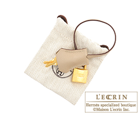 Hermes　Birkin bag 30　Etoupe grey/Trench　Epsom leather　Matt gold hardware