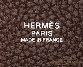 Hermes　Picotin Lock bag 18/PM　Havane　Clemence leather　Silver hardware