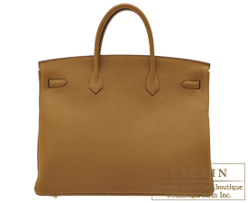 Hermes　Birkin bag 40　Bronze dore　Togo leather　Gold hardware