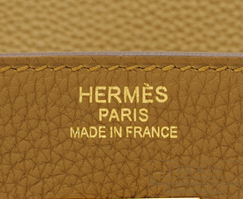 Hermes　Birkin bag 40　Bronze dore　Togo leather　Gold hardware