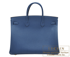 Hermes　Birkin bag 40　Deep blue　Togo leather　Gold hardware