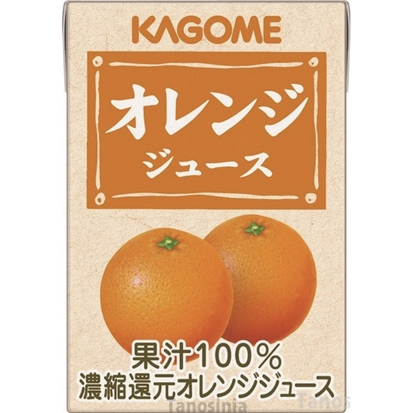 カゴメ オレンジジュース 業務用 8641 100mL 介護食 デザート ジュース 飲みきりサイズ 紙パック 水分補給 常温保存可能 K22-1