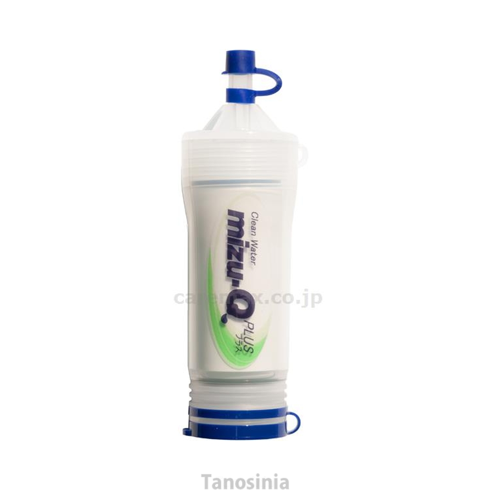 防災用品 災害時 被災 ペットボトル 用い運び 浄水 携帯用浄水器 mizu-QPLUS 0 かりはな製作所 k24-1